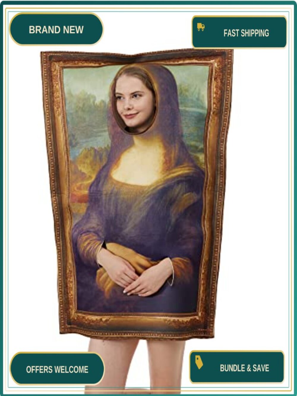 Famous Paintings Costume Mona Lisa The Scream Dress Up